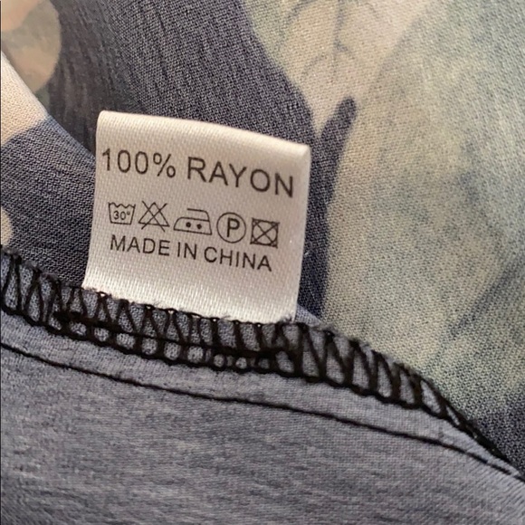 Two Arrows Black Rose Print Silk Camisole Top - Picture 6 of 7